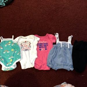 Bundle of 5 baby girl clothes